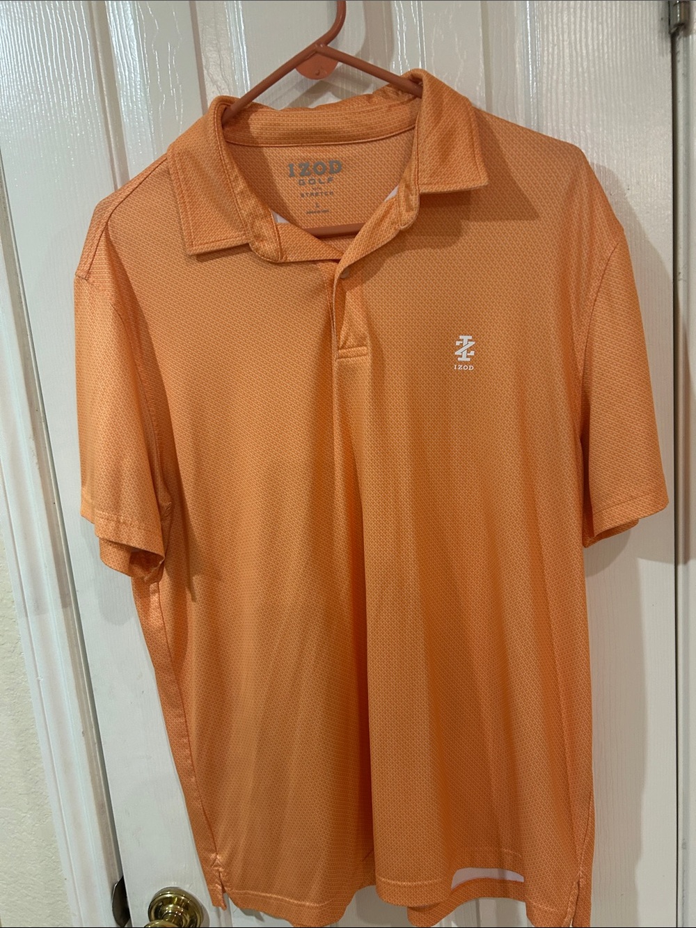 Izod Men’s Orange Golf Polo Shirt